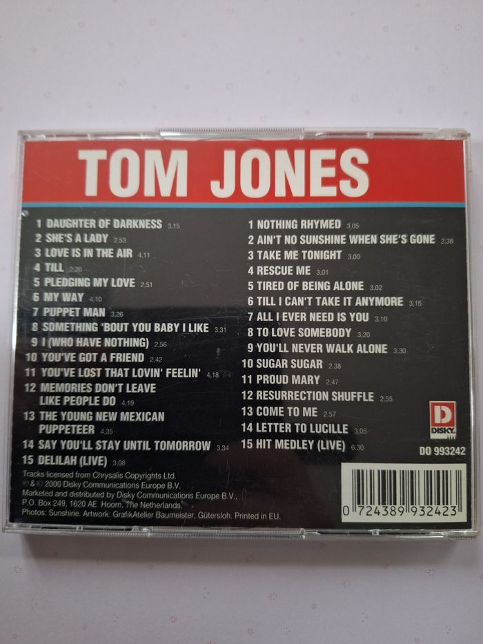 Cd Tom Jones The very best of - photo numéro 2