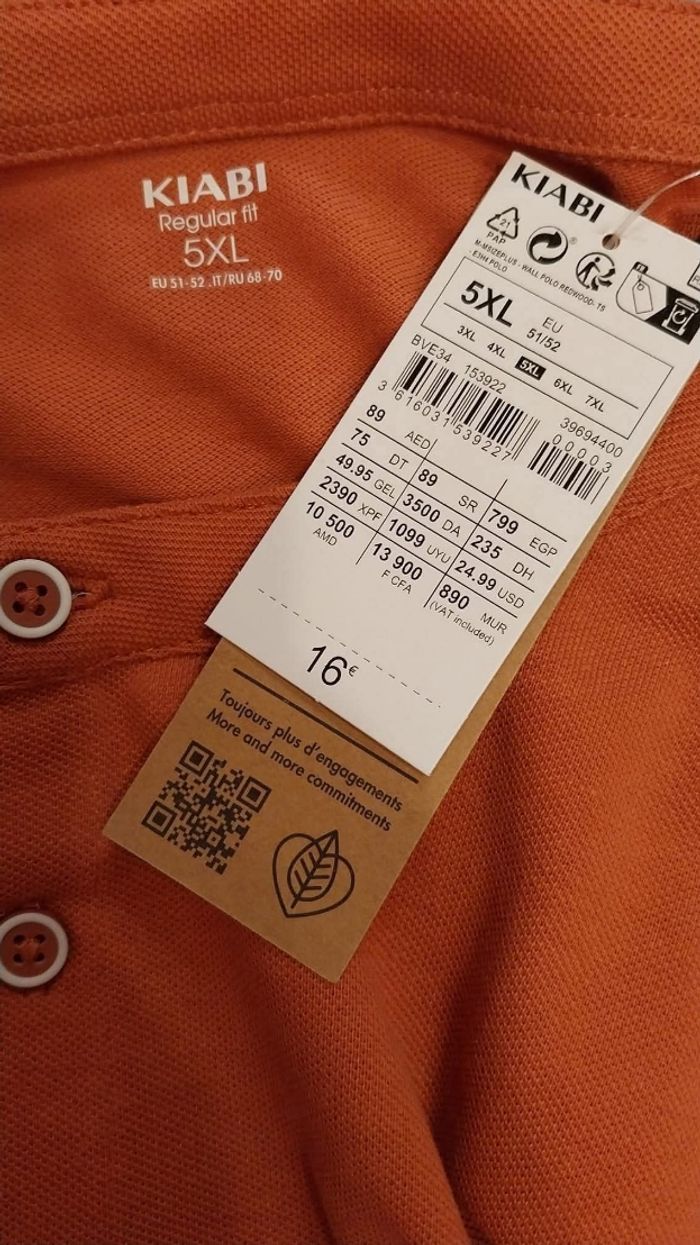 Polo homme T.5XL Kiabi - photo numéro 4