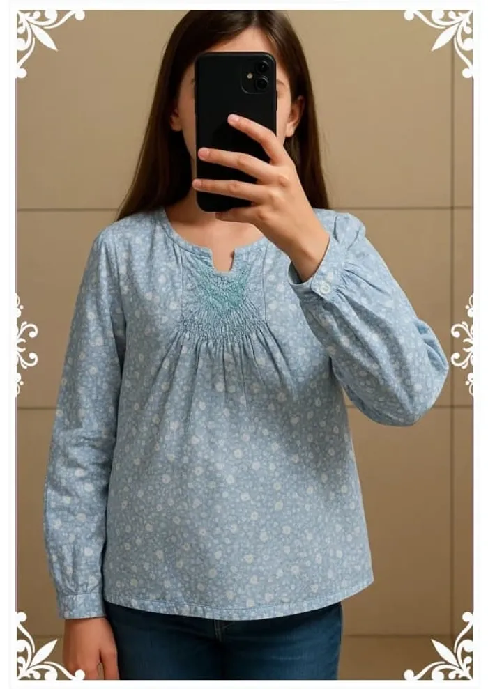 Blouse enfant fille taille 12 ans sans marque - photo numéro 2