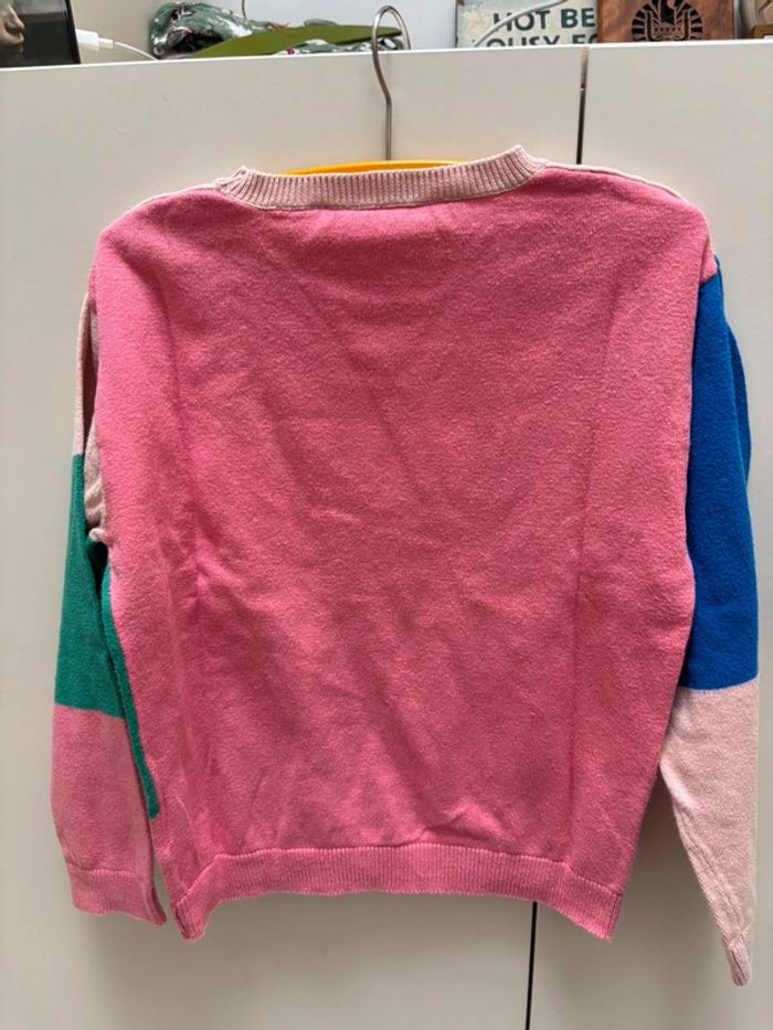 Pull multicolore initiale C H&M taille 104cm - photo numéro 4