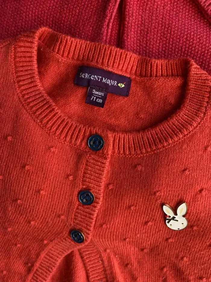 Lot vêtements fille automne/hiver 9-12mois - photo numéro 3