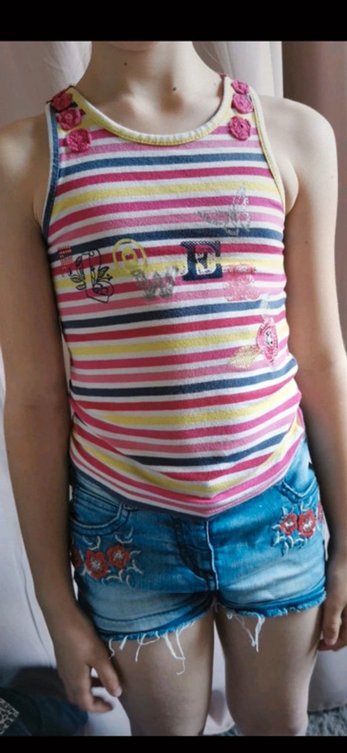 Débardeur top haut blouse orchestra