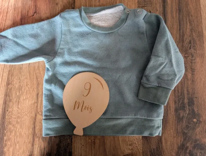 Pull bleu/vert