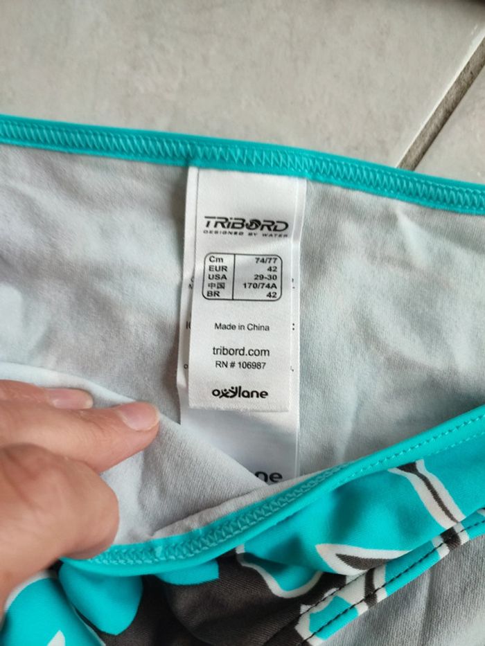 Maillot de bain 2 pièces tribord taille 42 - photo numéro 3