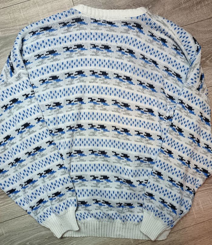 Pulls vintage 90' à motifs taille L