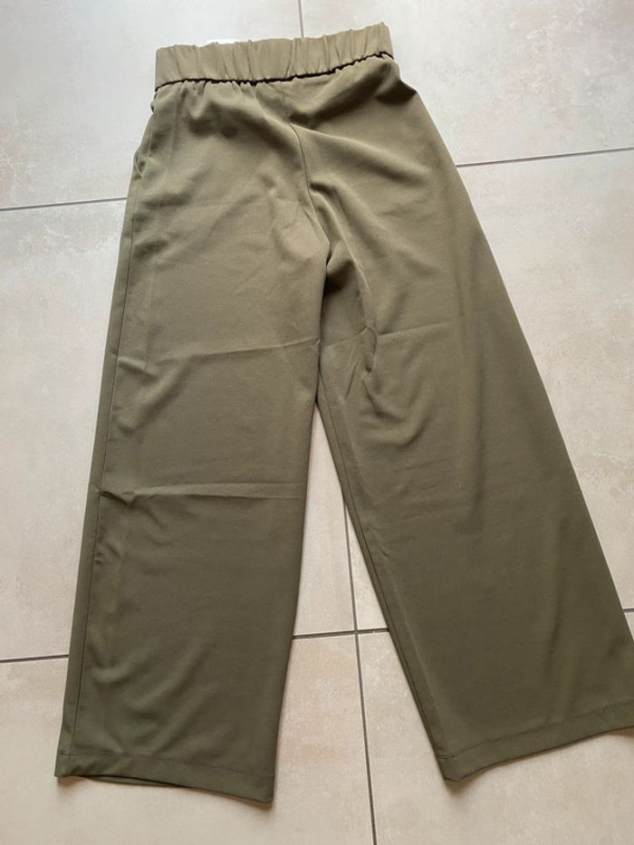 Pantalon jambes larges kaki S 36 - photo numéro 9