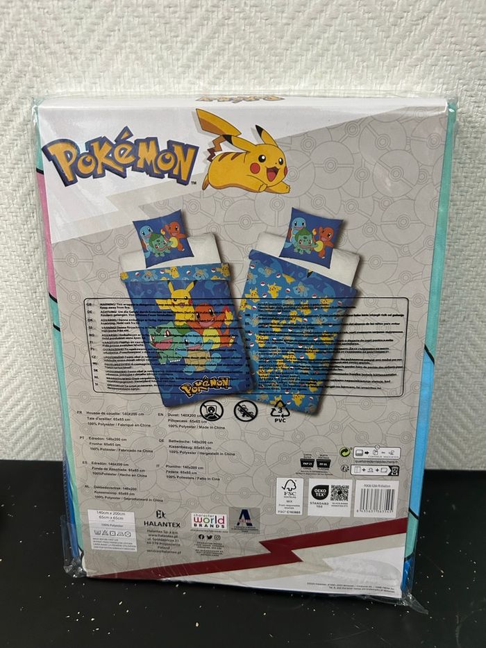 Parure De Lit Pokémon - Housse De Couette Pokémon - photo numéro 2