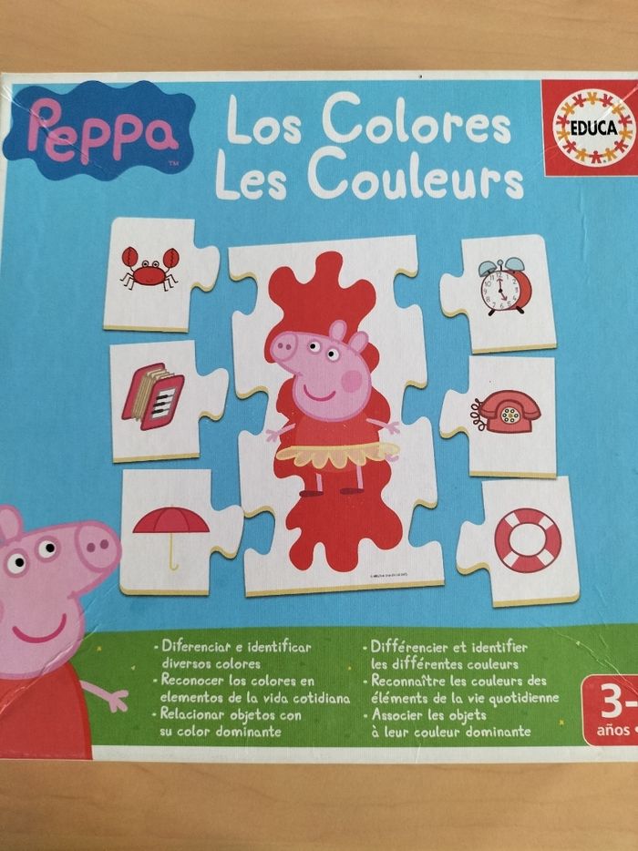 Lot de 2 jeux d'apprentissage Pegga  les nombres et les couleurs - photo numéro 6