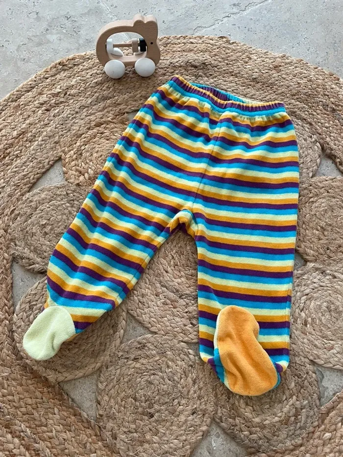 Pyjama velours 2 pièces 12 mois - photo numéro 3