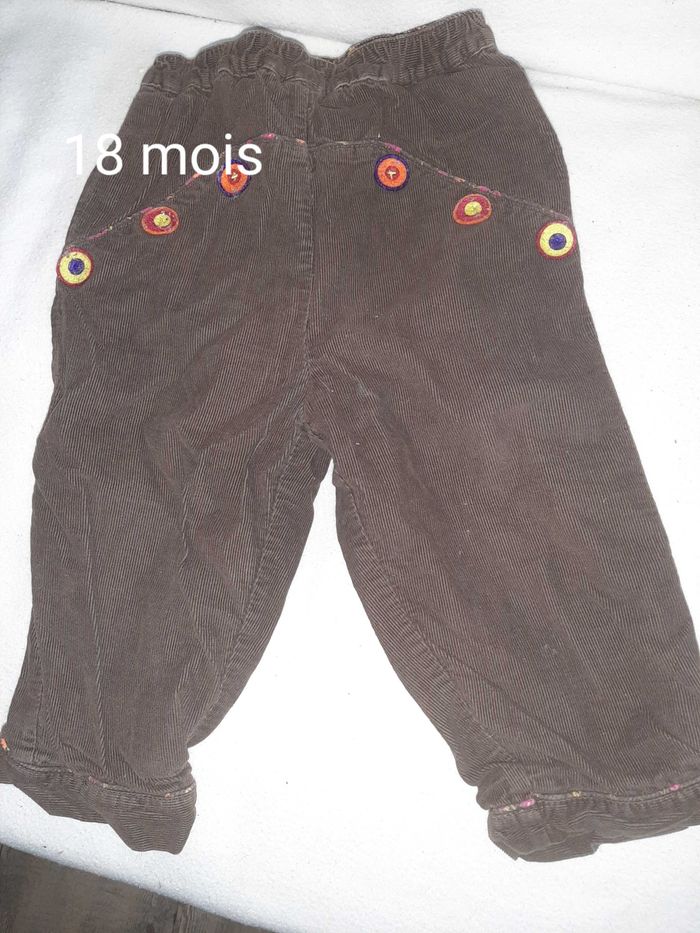 Pantalon velours