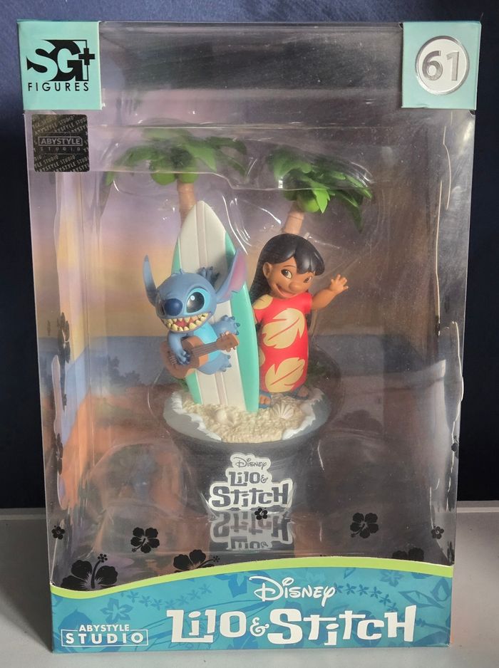Figurine Lilo & Stitch Surfboard (SFC 61 Disney) d'occasion en très bon état