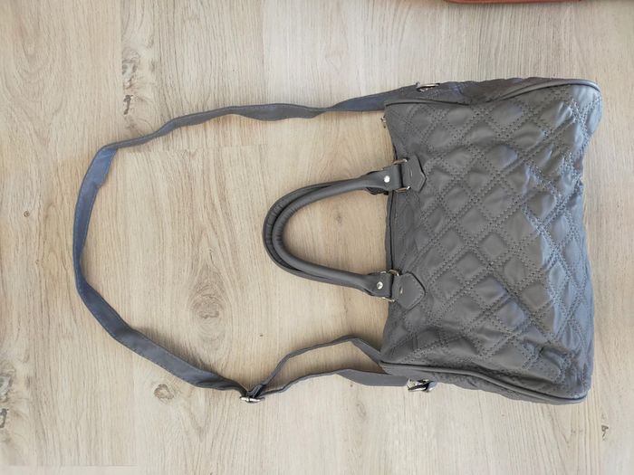 Sac matelassé gris - photo numéro 2