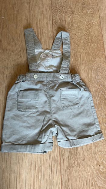 Salopette short  3 mois neuf