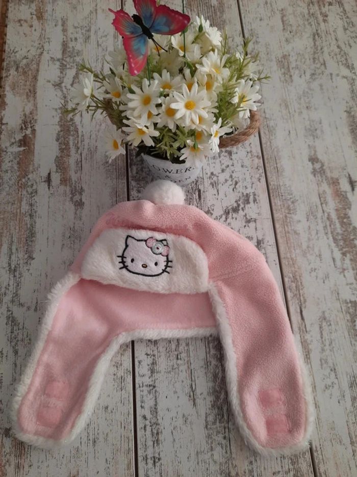 bonnet chapka hello kitty pailletté - photo numéro 4