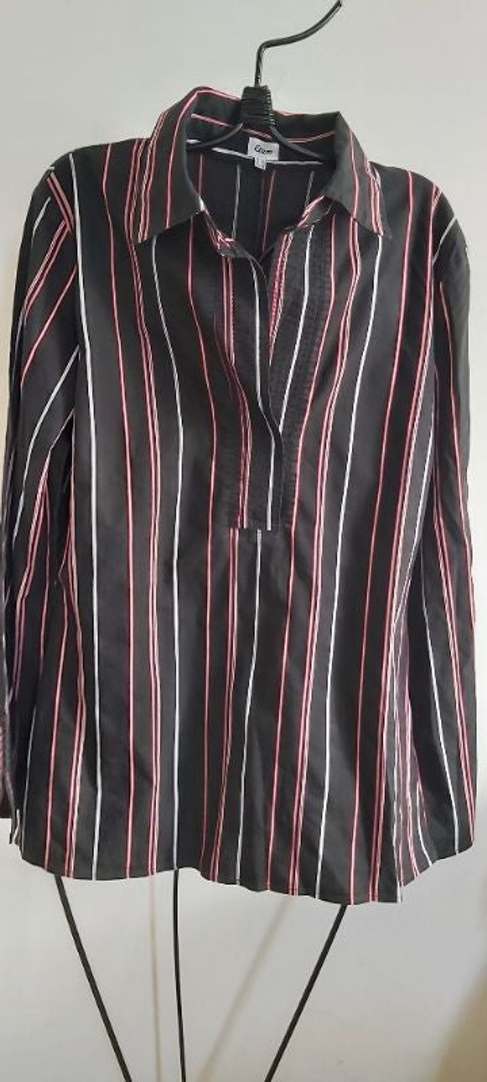 Chemise tunique rayures