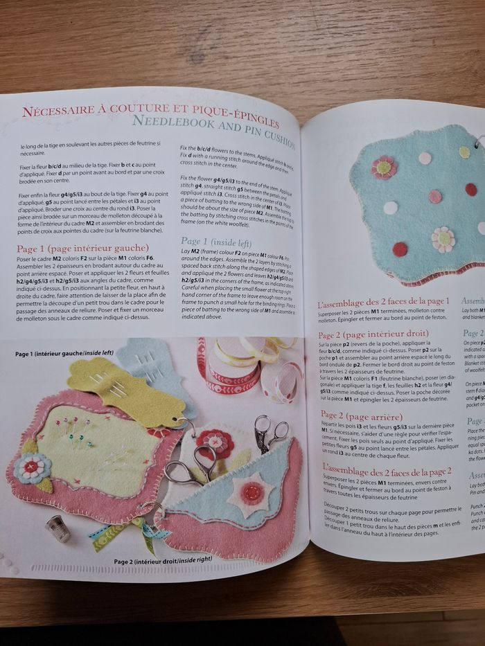 Livre Feutrine/couture Esprit Folk Art en très bon état - photo numéro 4