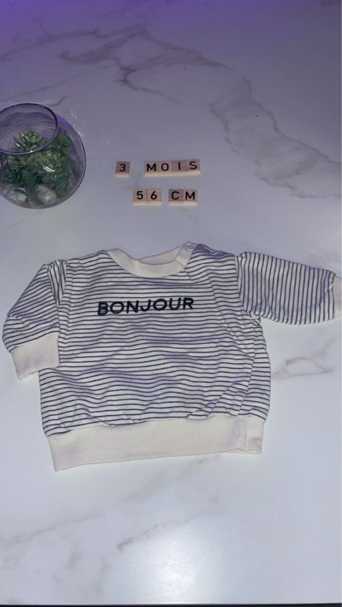 Lot de 2 pulls sweat