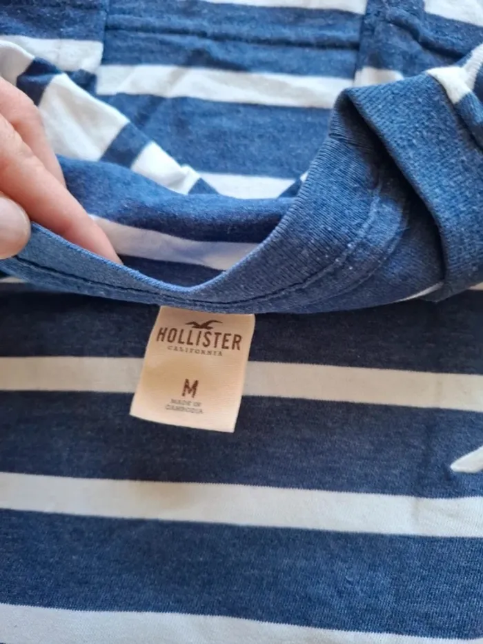 T shirt rayé hollister - photo numéro 2