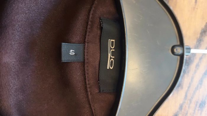 Veste  Marron effet daim Duo t 40 - photo numéro 3