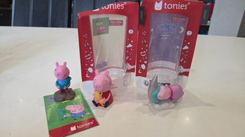 Lot 3 tonies pepa pig
