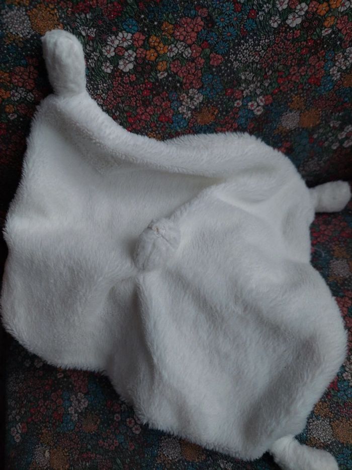 Doudou carré lapin oreilles bandana Nicotoy - photo numéro 8