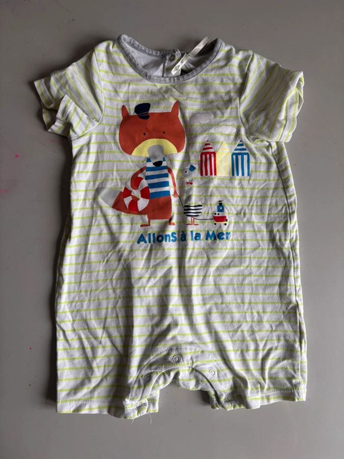 Lot de 3 combinaisons short 24 mois 2 ans - photo numéro 5