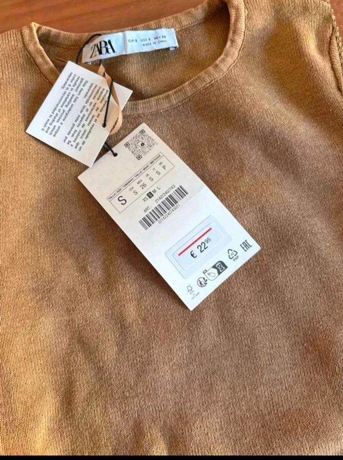Croc Top camel Zara NEUF avec étiquette - Taille S/36 - photo numéro 3