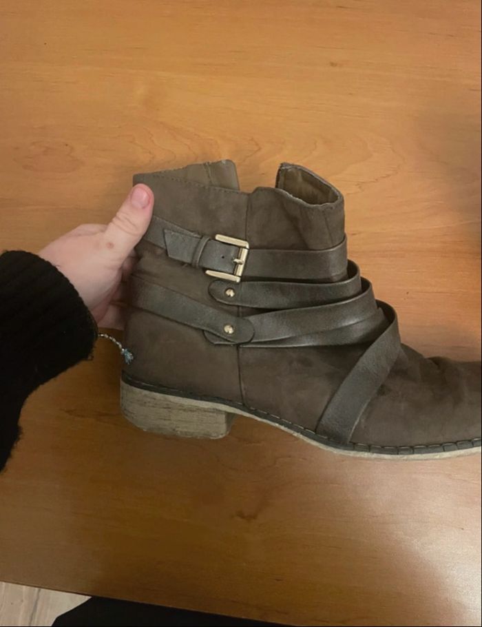 botines marrons - photo numéro 2