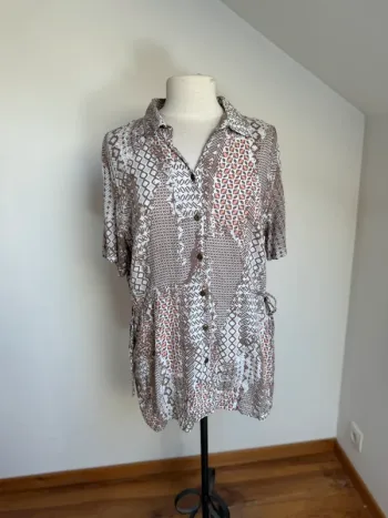 bele blouse chemise fluide en viscose damart 44