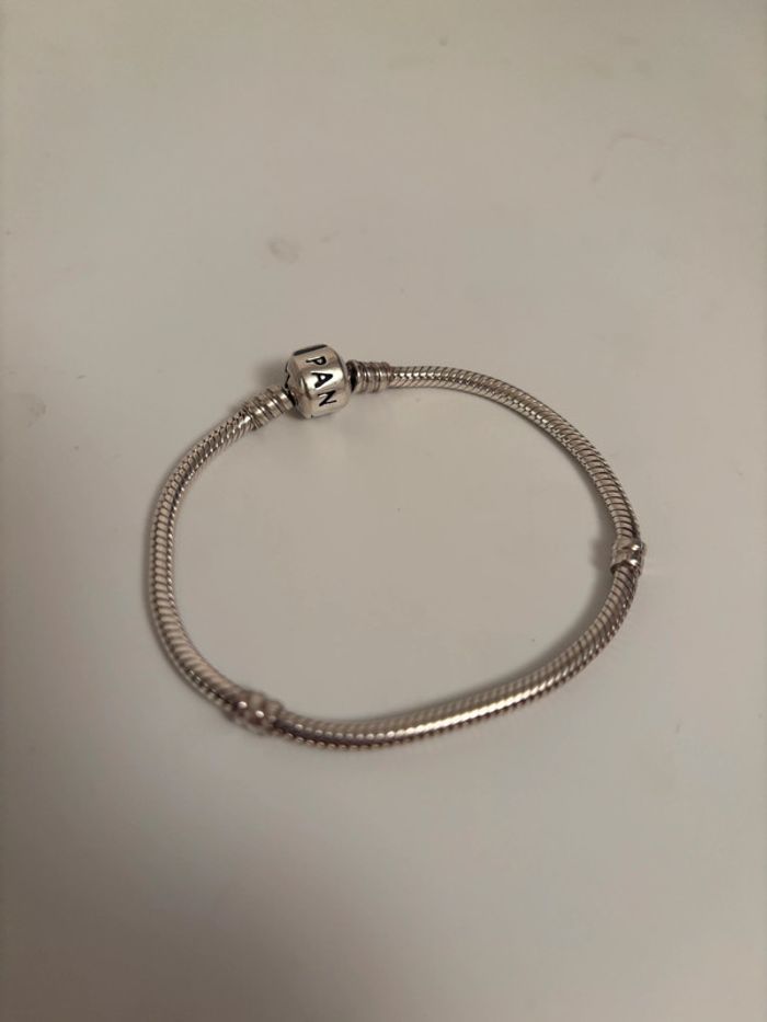 Bracelet maille serpent • Pandora • Taille 17 cm