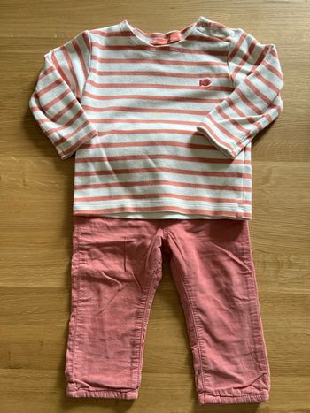 Tenue fille 12 mois