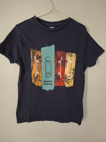 Tee shirt noir summer 10 ans