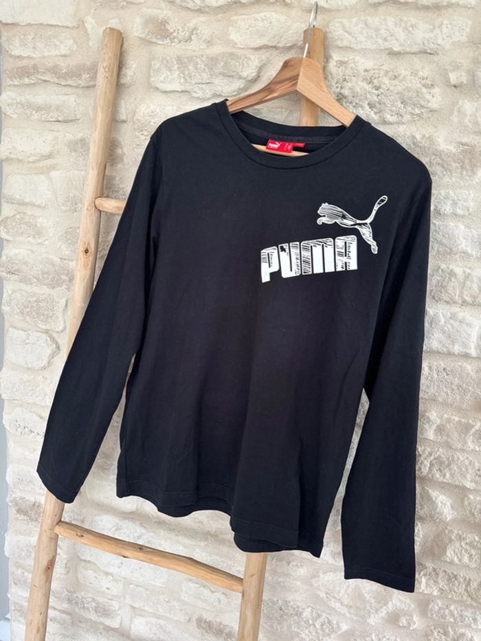 Tee shirt noir Puma Taille M - 4 € - photo numéro 3