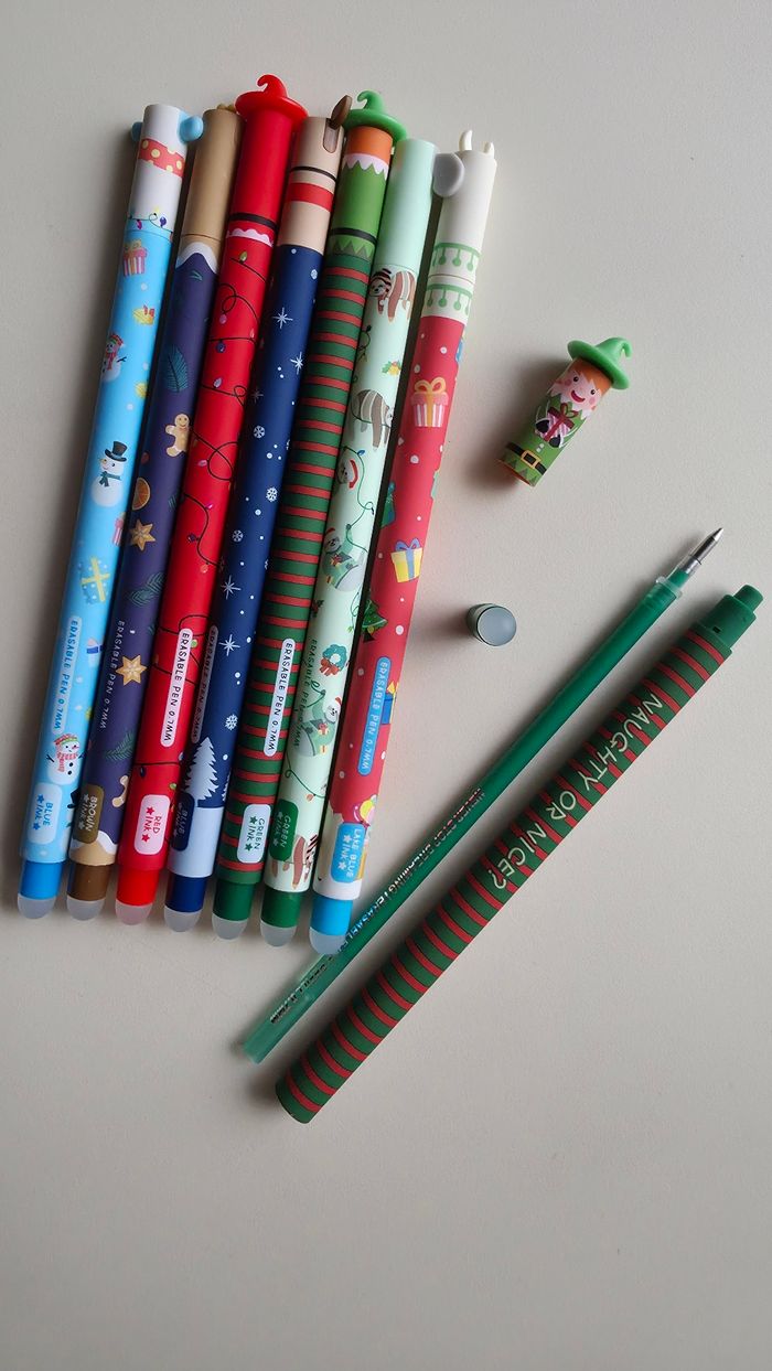 Lot de 7 stylos Noël - photo numéro 8