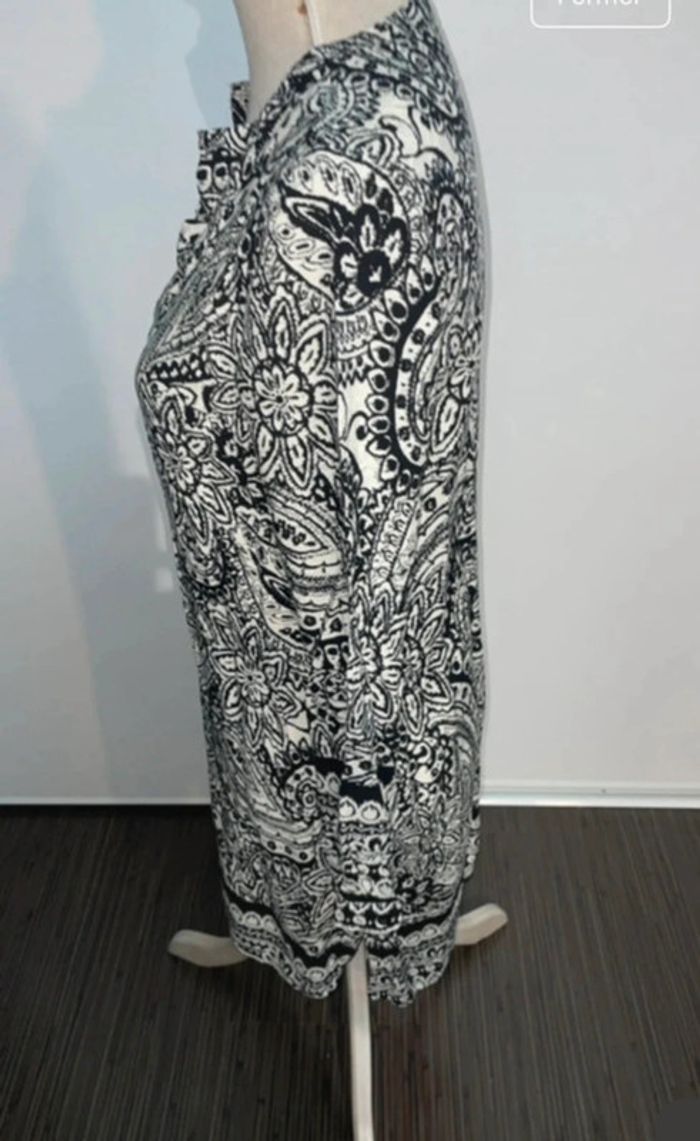 Robe d'Été Légère 100% Coton Imprimé Cachemire - Taille S - photo numéro 3