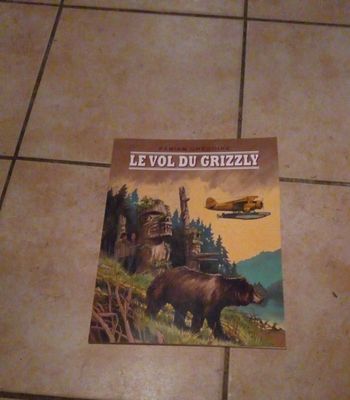 livre "le vol du grizzly" collection école des max