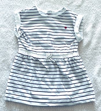 robe marinière neuve « Kiabi » taille 3 mois
