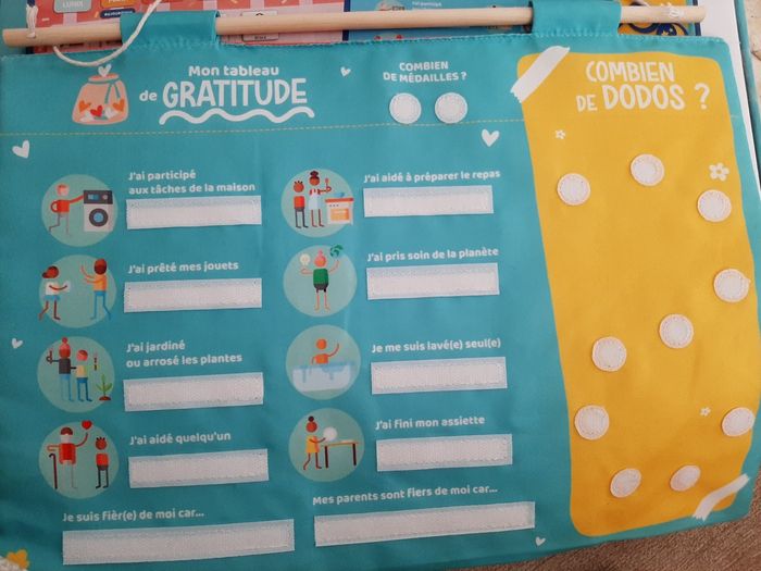 Semainier & tableau de gratitude - photo numéro 3