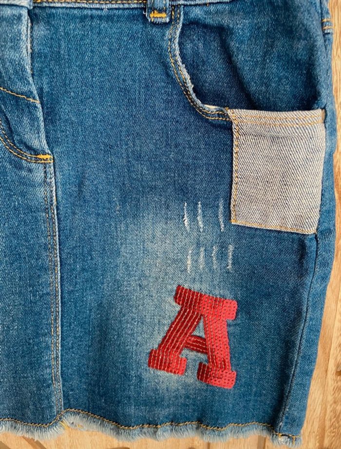 Jupe en jean sequins T 8 ans Orchestra - photo numéro 4