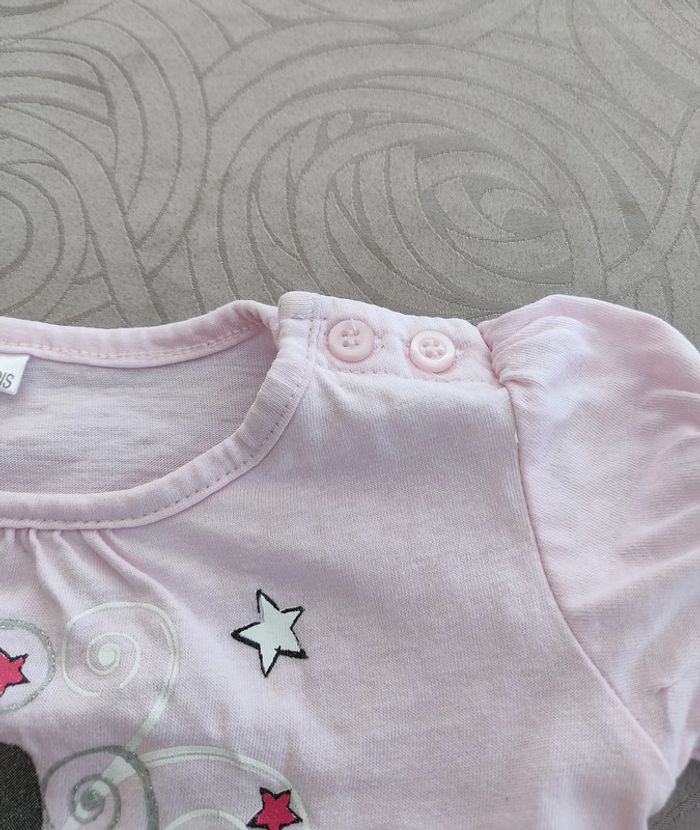 Lot de Tee-shirt 6 mois pressions dos - photo numéro 6