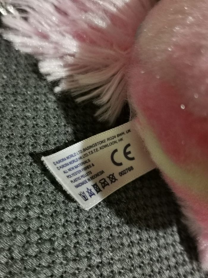Peluche licorne rose aurora - photo numéro 9