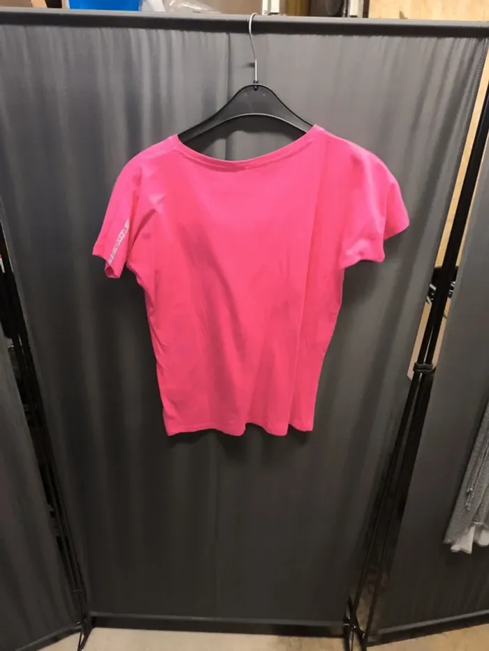 24586 tee shirt MC rose "étoile" - photo numéro 2