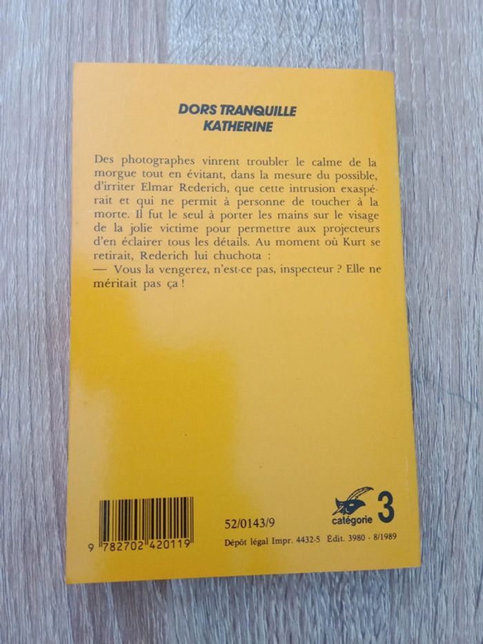 * Exbrayat - Dors tranquille Katherine - photo numéro 2