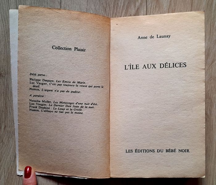 Anne de Launay - l'île aux délices plaisir les éditions du bébé noir - photo numéro 6