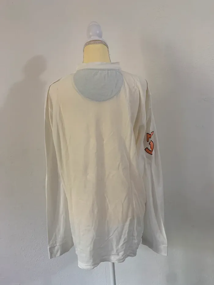 Polo manches longues blanc – Peter Polo – XXL - photo numéro 3