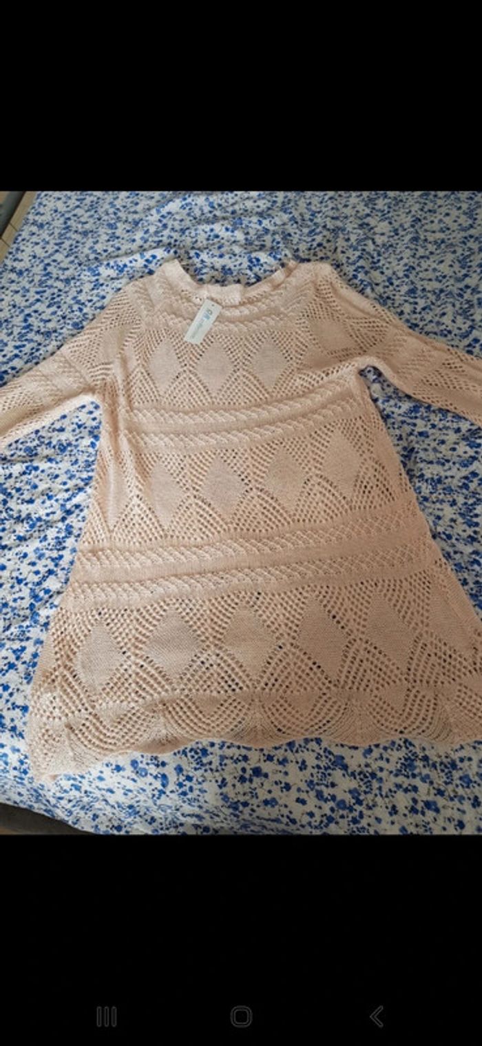 Robe mailles TU Or Collection