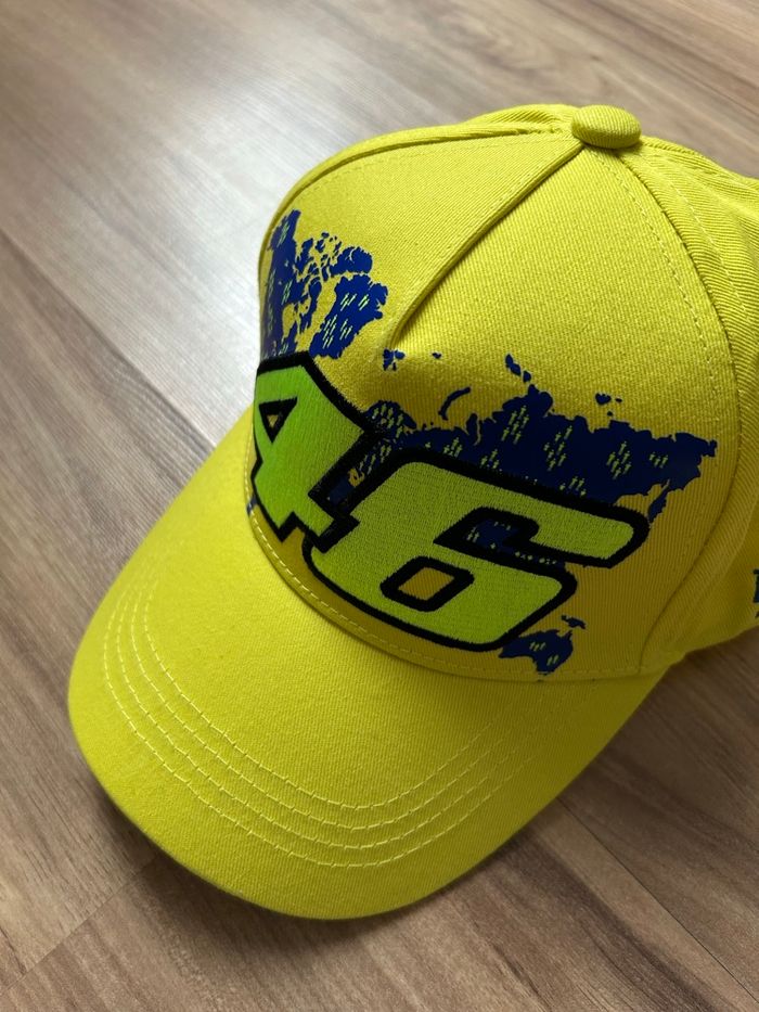 Casquette jaune VR46 Valentino Rossi Homme Taille Unique Réglable - photo numéro 2