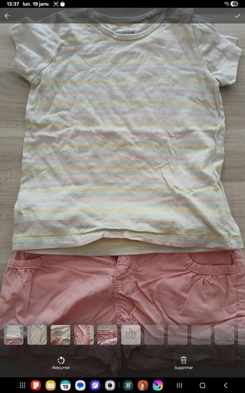 Ensemble short Tee-shirt  pf4 24