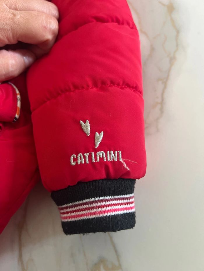 Blouson hiver 12 mois Catimini avec moufles - photo numéro 5