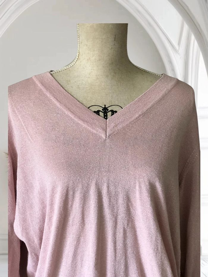 Pull-over été taille 42 Ms mode rose impeccable - photo numéro 2
